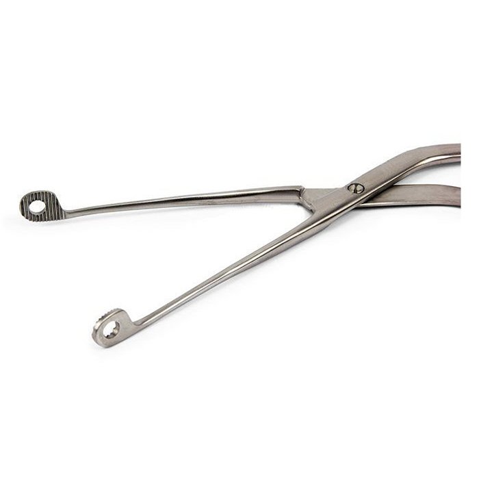 Щипцы д/тампонирования горла и глотки, большие, 184 мм