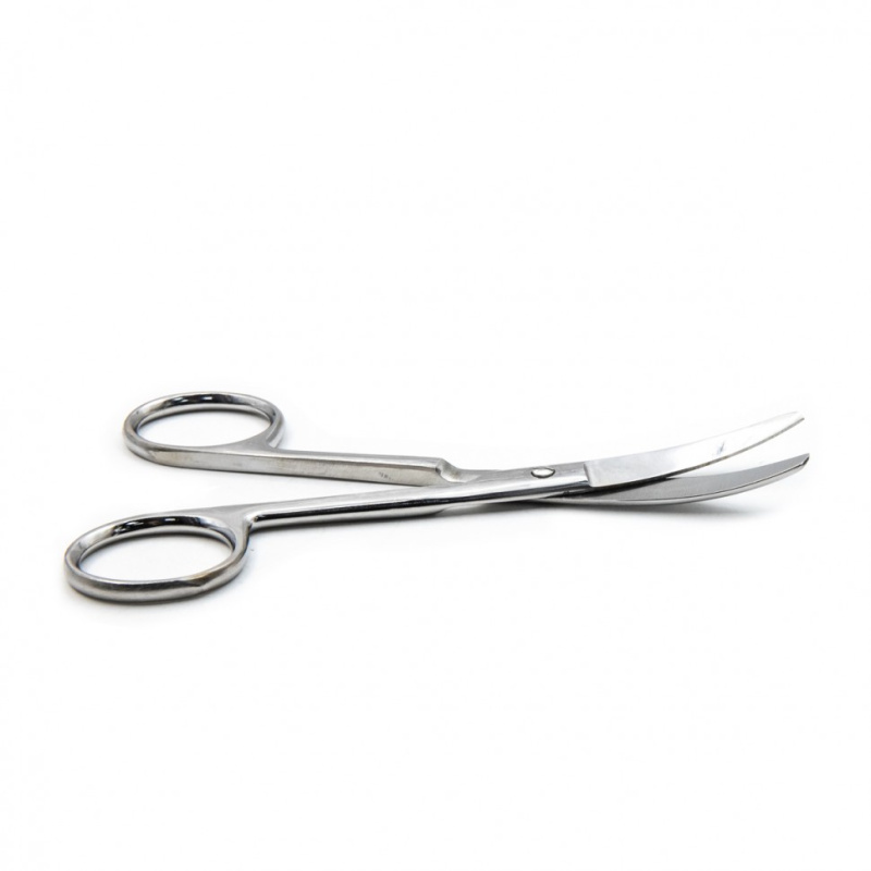 Ножницы тупоконечные вертикально-изогнутые, 140 мм, Surgiwell