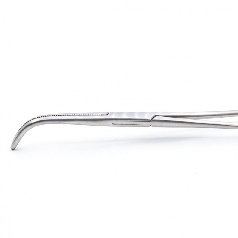 Зажим артериальный по Микстеру-О Шаугнези горизонтально-изогнутый, 180 мм