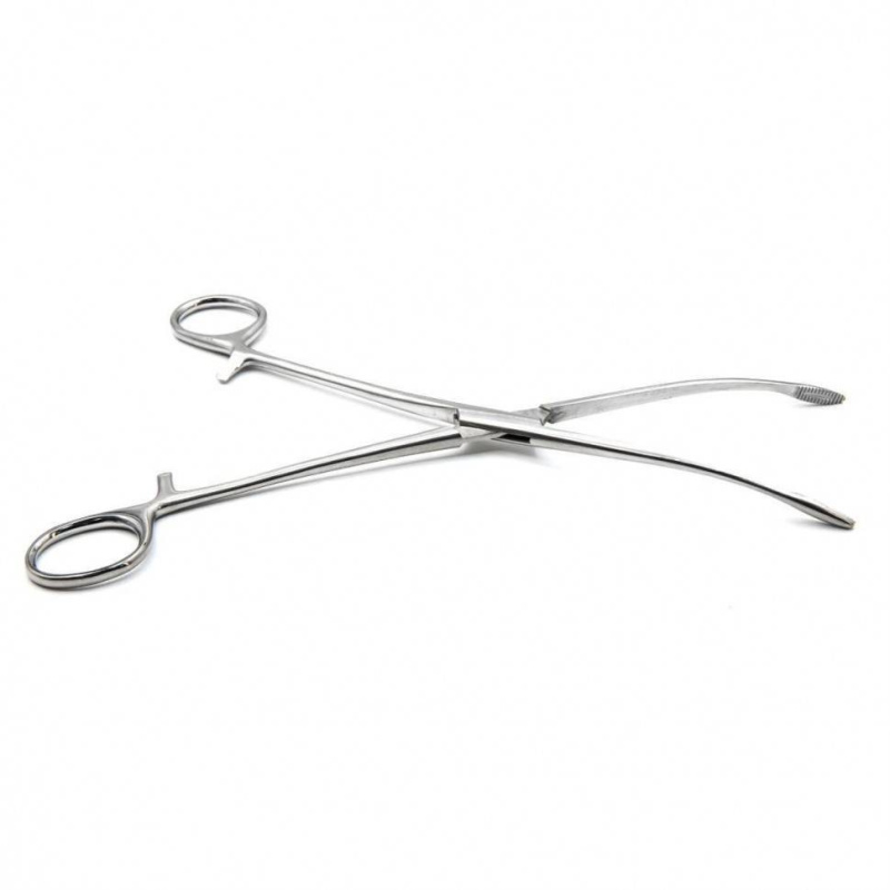 Корнцанг изогнутый для детей, 228 мм, Surgiwell