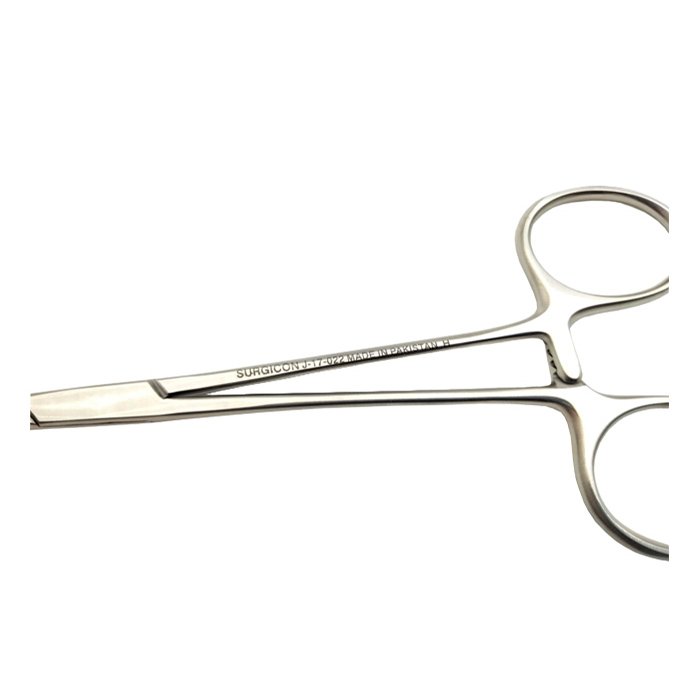 Зажим кровоостанавливающий Москит изогнутый для новорожденных 125 мм Surgicon