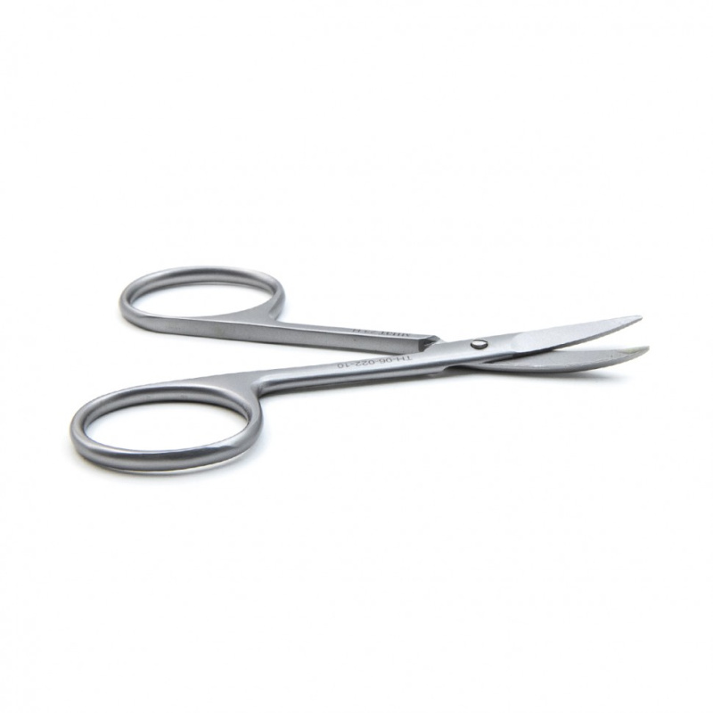 Ножницы IRIS, тупоконечные вертикально-изогнутые, 100 мм (Н-22р) , МИЗТ