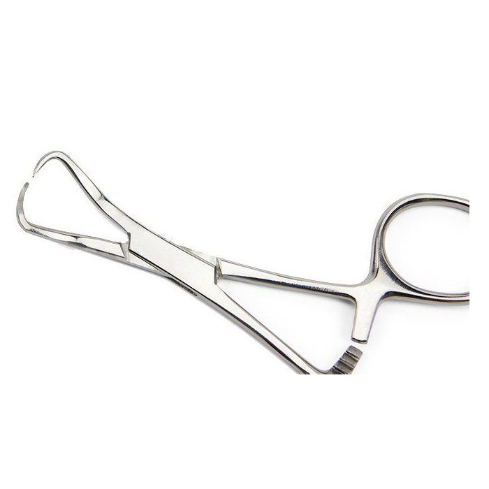 Зажим с кремальерой для операционного белья, 95 мм ПТО Медтехника