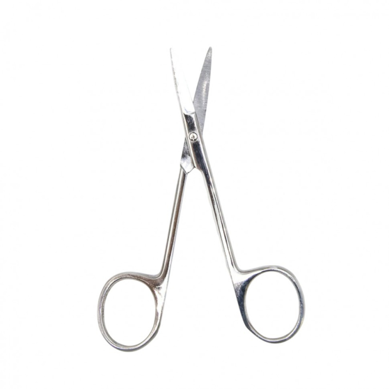 Ножницы глазные тупоконечные, вертикально-изогнутые, 113 мм. Surgiwell