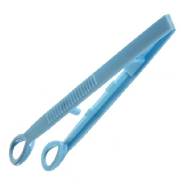 Пинцет окончатый полимерный одноразовый стерильный 125 мм