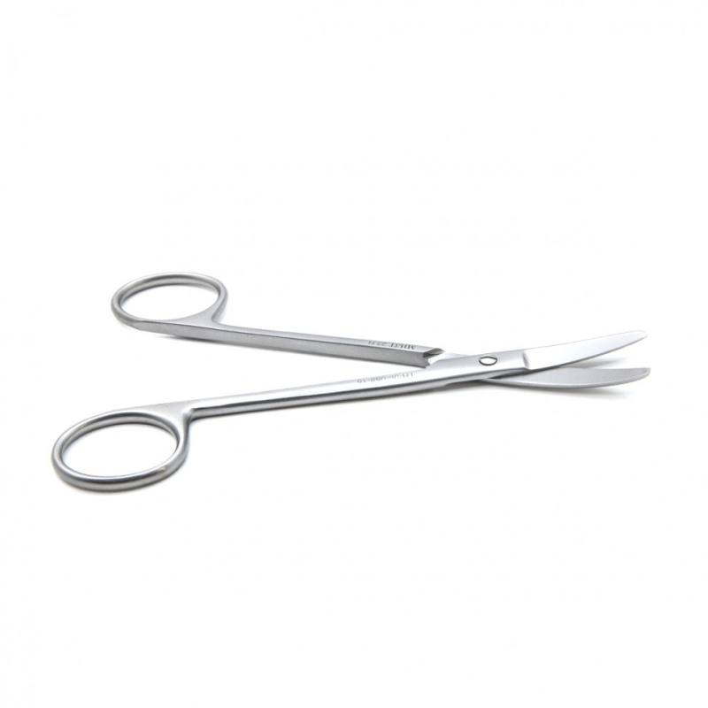 Ножницы хирургические вертикально-изогнутые, 150 мм (Н-58р), МИЗТ