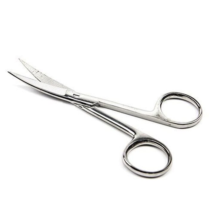 Ножницы остроконечные вертикально изогнутые, 100 мм ПТО Медтехника