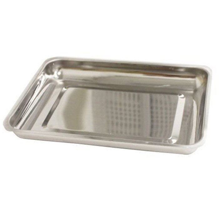 Лоток прямоугольный ЛМПр (Сталь: AISI 430) - "МЕДИКОН" 300х220х30