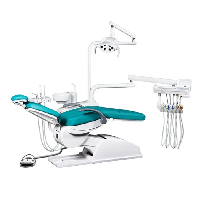 AY-A 3000 - стоматологическая установка с нижней подачей инструментов