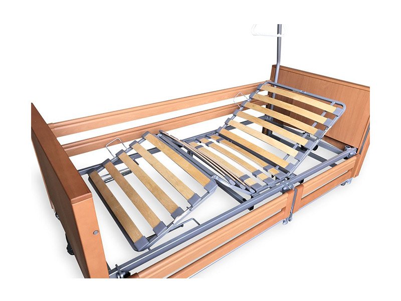 Функциональная электрическая кровать для лежачих больных Vermeiren LUNA с раздельными боковинами (в комплекте с матрасом) Vermeiren