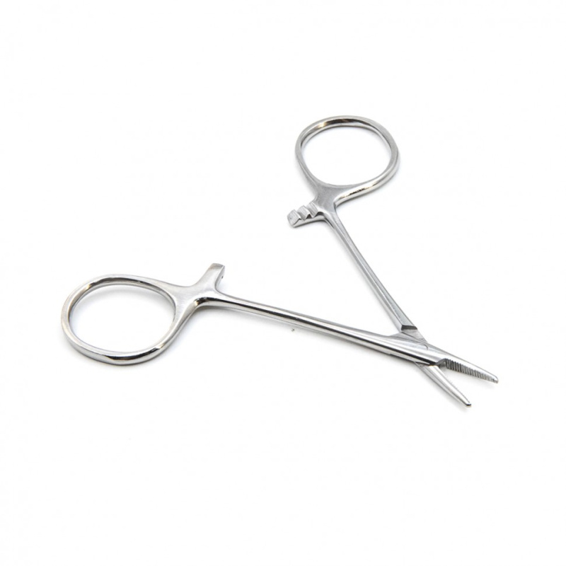 Зажим к/о глазной, прямой, 84 мм