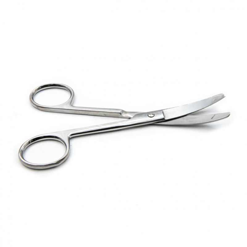 Ножницы тупоконечные вертикально-изогнутые, 140 мм, Surgiwell