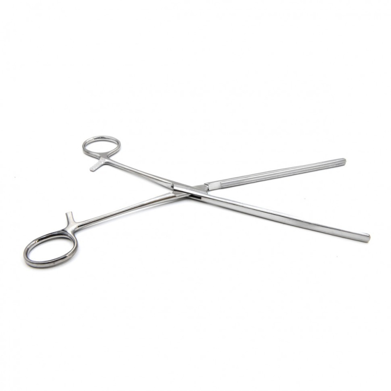 Зажим кишечный эластичный для взрослых, прямой, 240 мм. Surgiwell