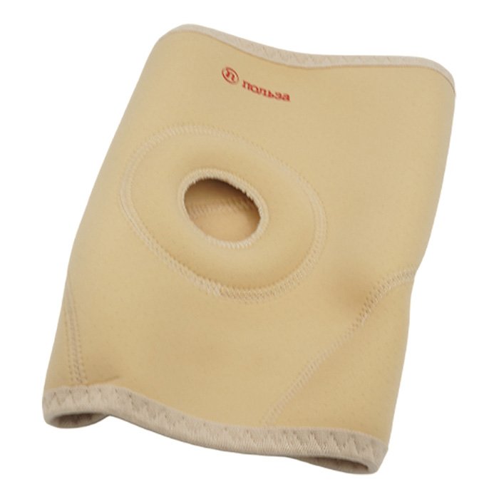 Бандаж фиксирующий коленный модель 0805 размер 2 (бежевый)