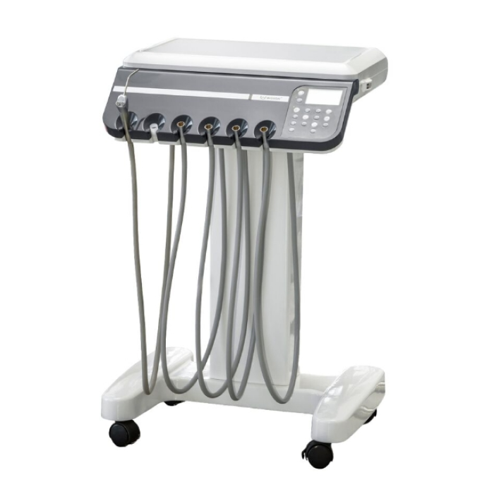 Woson WOD 550 - детская стоматологическая установка с подкатным блоком, цвет зеленое яблоко