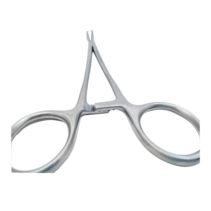 Зажимной инструмент Корнцанг изогнутый 260 мм Surgicon