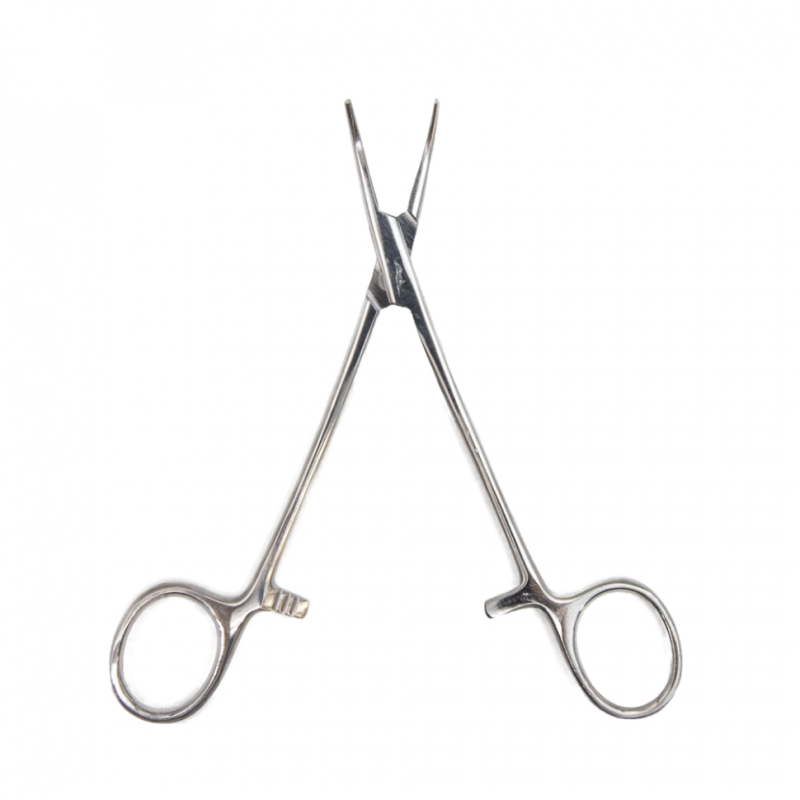 Зажим кровоостанавливающий "Москито", изогнутый, 153 мм. Surgiwell