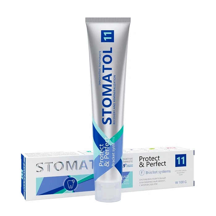STOMATOL Зубная паста 11 Bracket Systems 100г