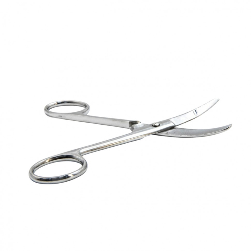 Ножницы хирургические детские, тупоконечные, вертикально-изогнутые, 125 мм, Surgiwell