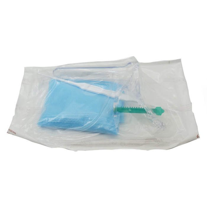 Набор гинекологический смотровой одноразовый стерильный «Ева» (Зеркало гинекологическое по Куско №3 с центральным поворотным фиксатором, цитощетка, салфетка Б-16, перчатки латексные М), 2 компл