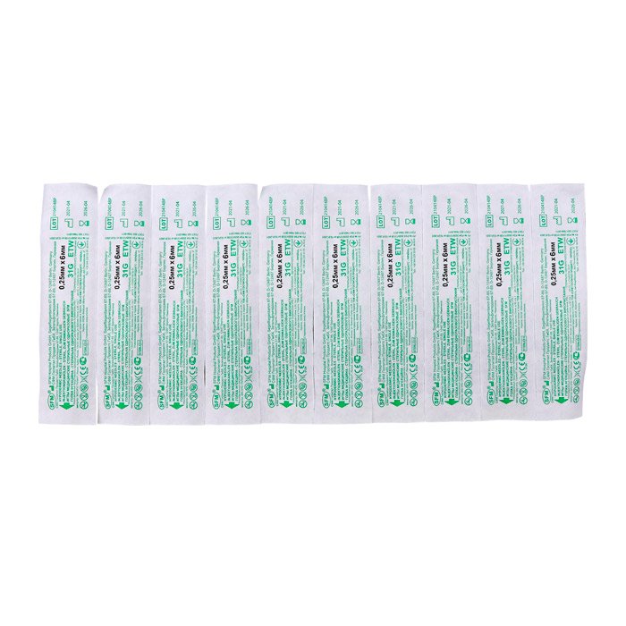 Игла медицинская стерильная 0,25х6 мм 31G SFM 50 шт/уп