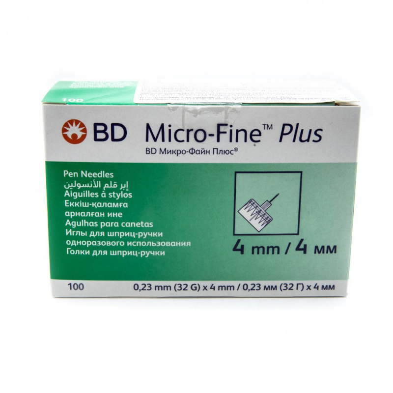 Иглы для шприц ручек "Микро Файн" 4 мм №100