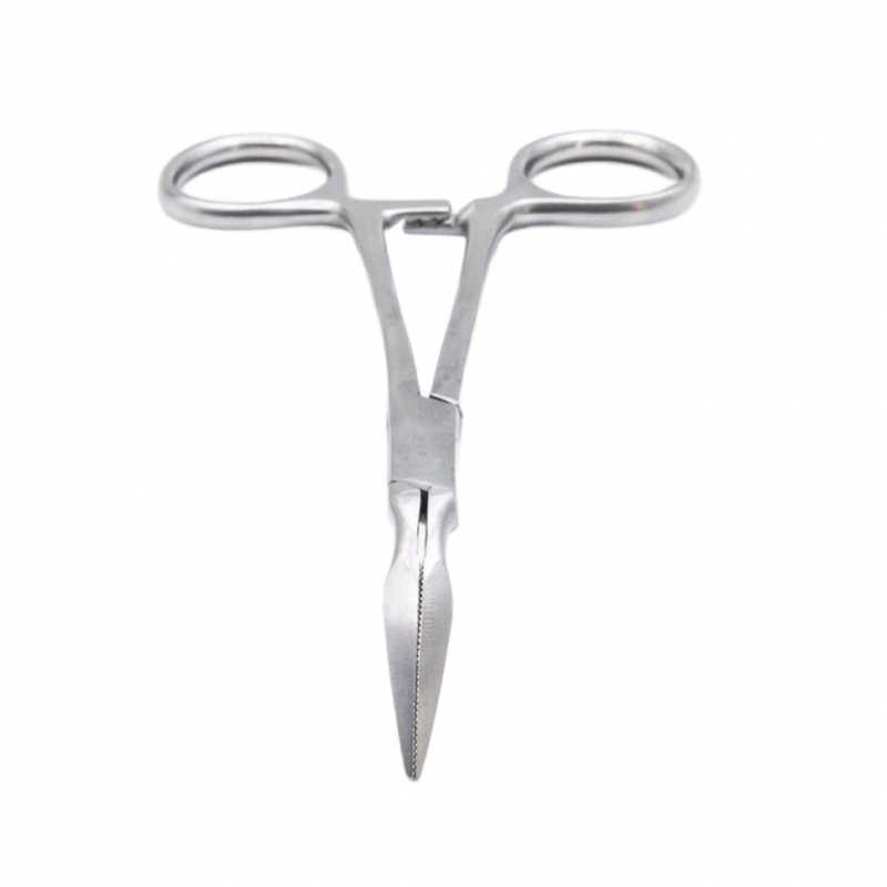 Зажим для удаления инородных тел  по Stieglitz изогнутый 135мм