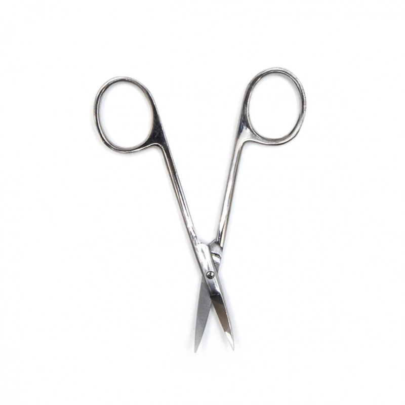 Ножницы глазные остроконечные, вертикально-изогнутые, 113 мм. Surgiwell