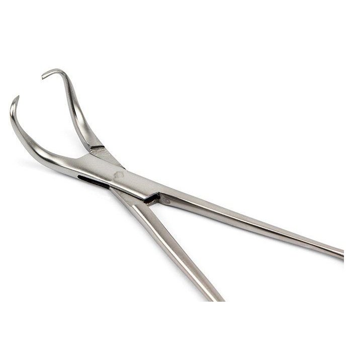 Зажим с кремальерой для операционного белья, 146 мм