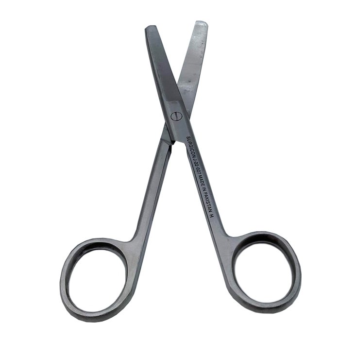 Ножницы тупоконечные вертикально-изогнутые 14,5см