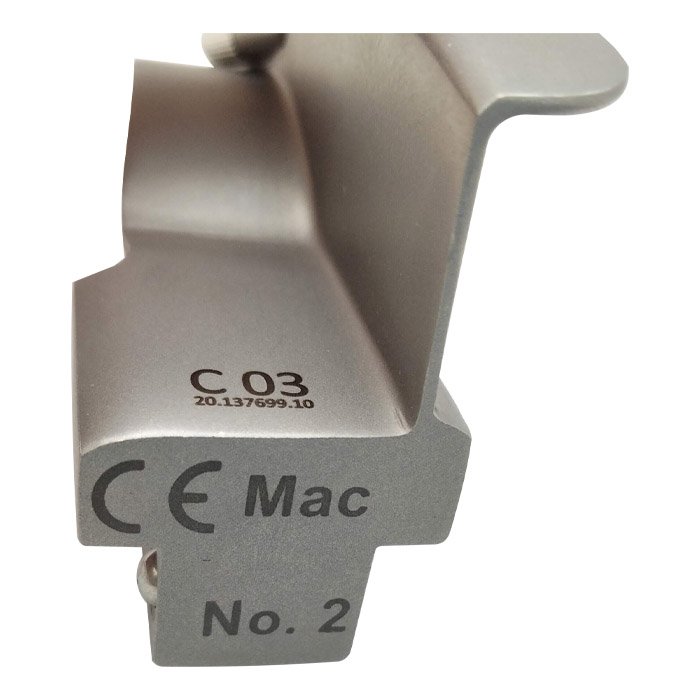 Клинок ларингоскопа Macintosh №2 C изогнутый (длина/высота, 112/20 мм) KaWe