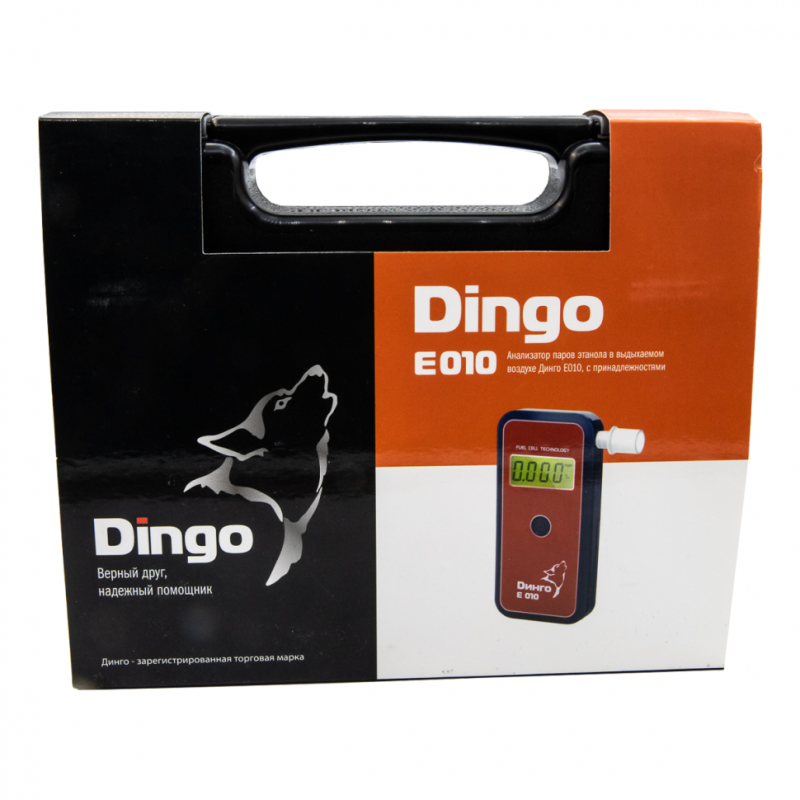 Алкотестер Динго Е-010 (с кабелем для ПК и ПО)