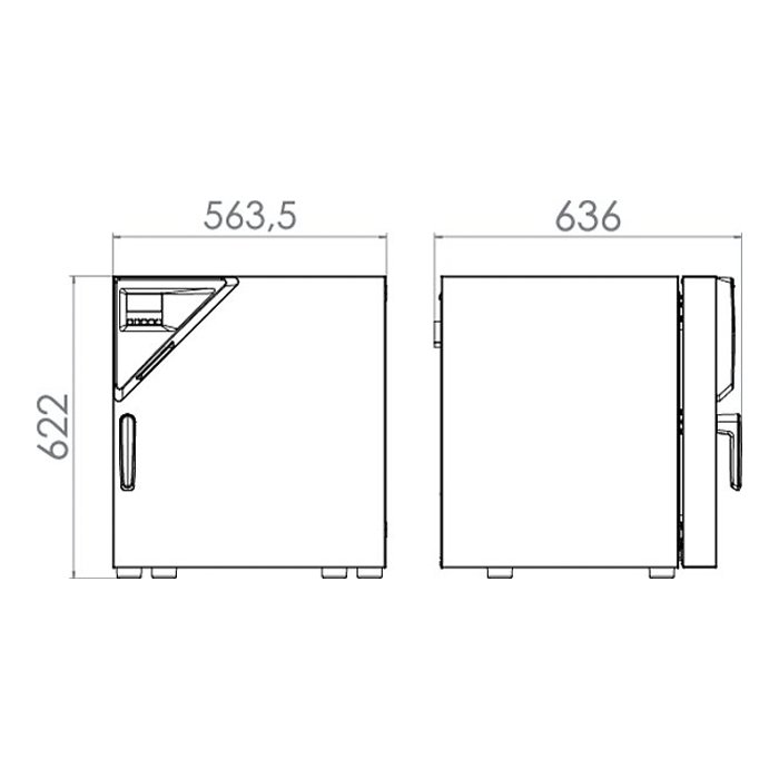 Стерилизатор Binder FED 53 с принудительной конвекцией (с вентилятором) с электронным контролем температуры