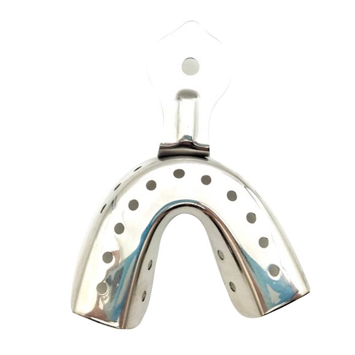 Ложка оттискная стоматологическая, металлическая, для нижней челюсти №2, Surgicon