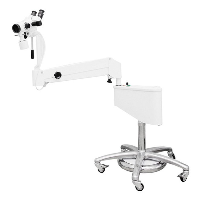 Кольпоскоп модульный бинокулярный КМ-2 со светодиодным источником света (пять ступеней увеличения) на пантографе