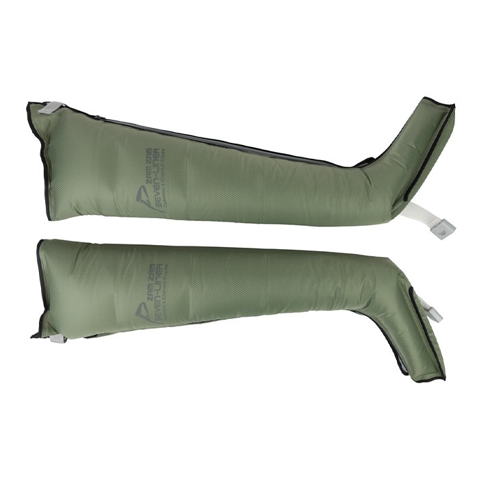 Аппарат для лимфодренажа WelbuTech HiZam-Premium – Стандартный комплект, размер XL (треугольная стопа, хаки с нахлёстом)