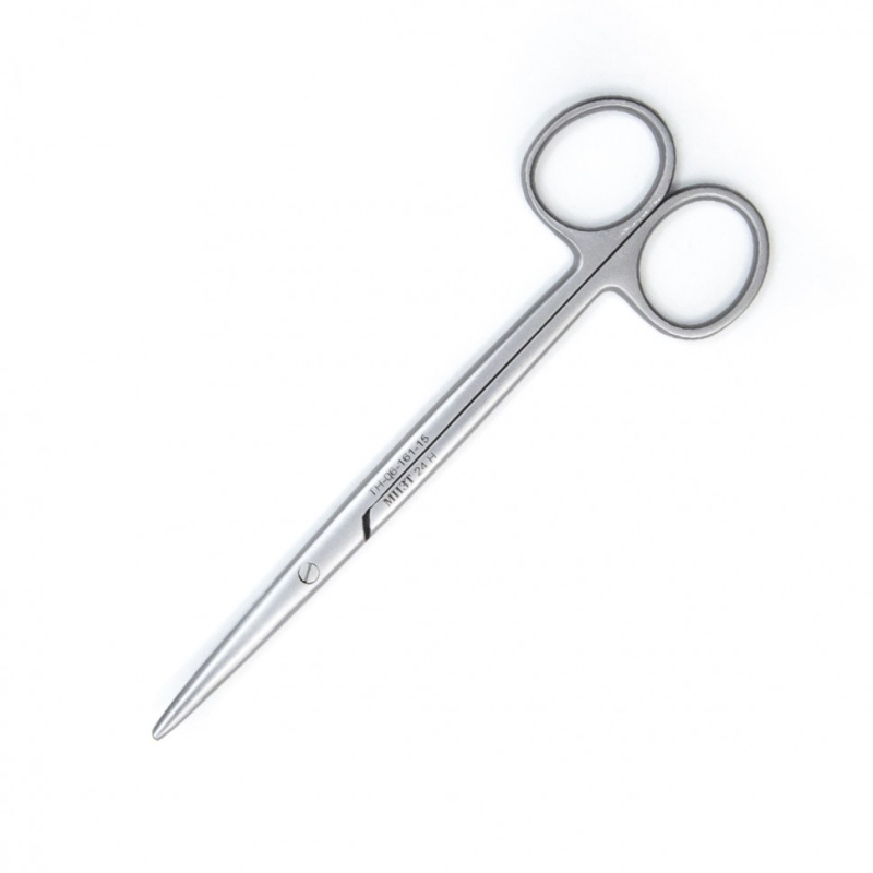 Ножницы METZENBAUM, вертикально-изогнутые, 150 мм (Н-161р), МИЗТ