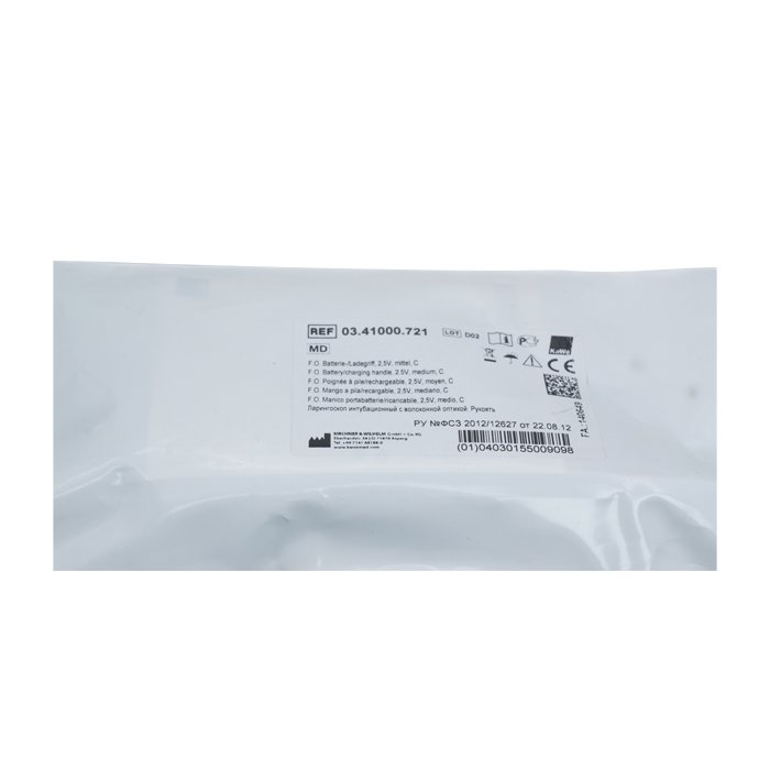 Рукоятка средняя (d=28 мм) 2,5 В с ксеноновым осветителем для F. O. ларингоскопов KaWe