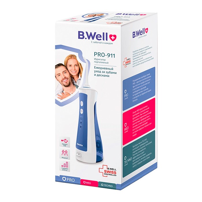 Портативный ирригатор для полости рта PRO-911 с адаптером
