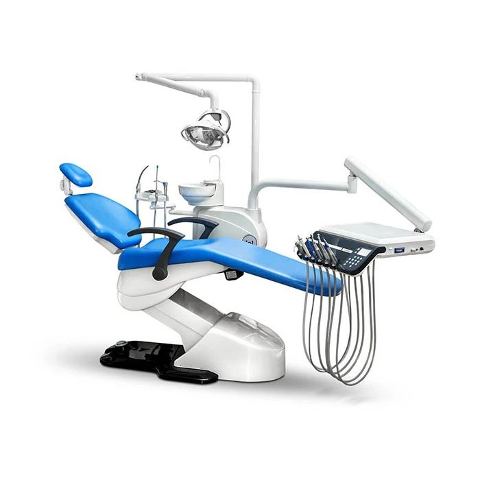 Комплект Woson: стоматологическая установка WOD550 + автоклав TANZO C23 NEW (23 л) + дистиллятор Drink (4 л) + запечатывающее устройство SEAL 100 (SELINA) + аппарат для смазки и чистки наконечников LUB909