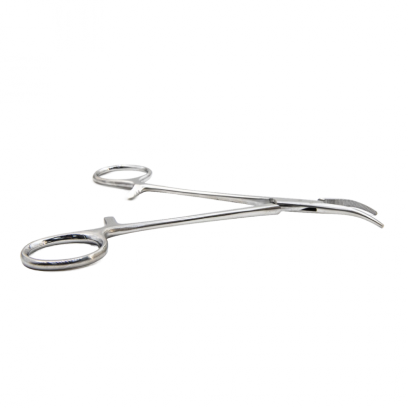 Зажим кровоостанавливающий "Москито", изогнутый, 153 мм. Surgiwell