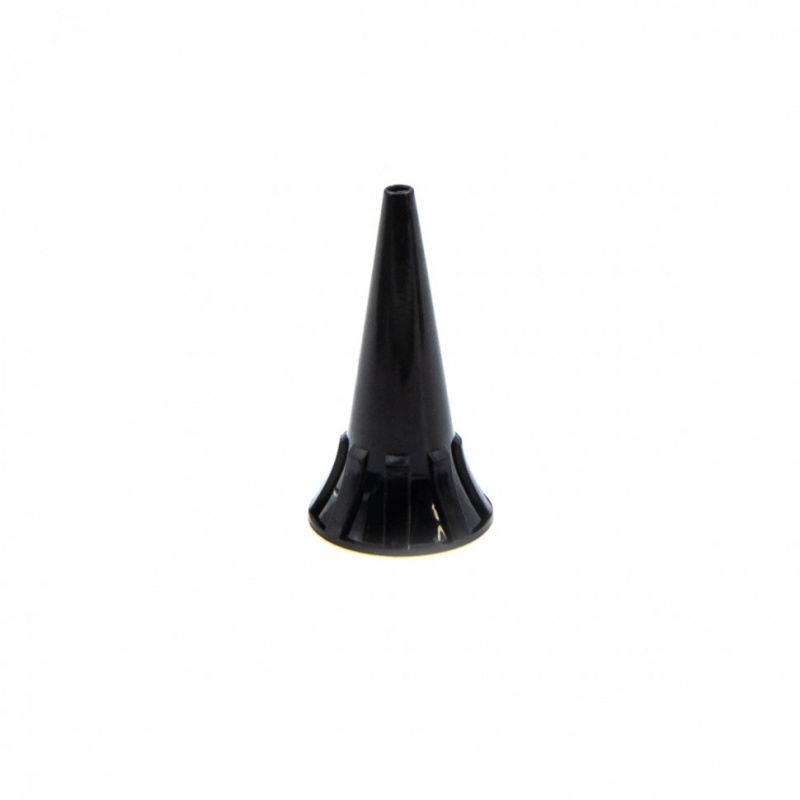 Одноразовая ушная воронка 2 мм, 100 шт./уп. черная для отоскопов e-scope, ri-scope® L1/L2 Riester