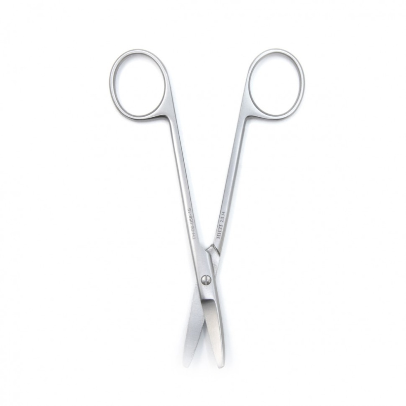 Ножницы хирургические вертикально-изогнутые, 150 мм (Н-58р), МИЗТ