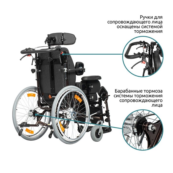 Инвалидная кресло-коляска механическая Ortonica Comfort 600
