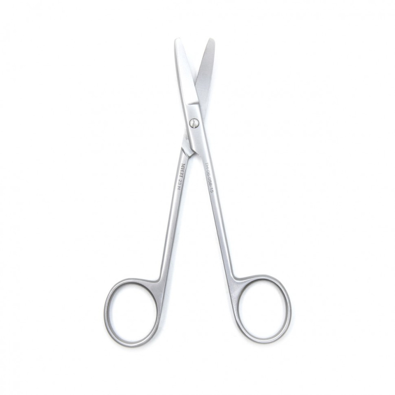 Ножницы хирургические вертикально-изогнутые, 150 мм (Н-58р), МИЗТ