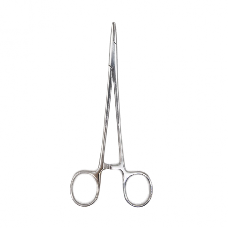 Зажим кровоостанавливающий "Москит", сосудистый, изогнутый по плоскости, детский, 165 мм. Surgiwell