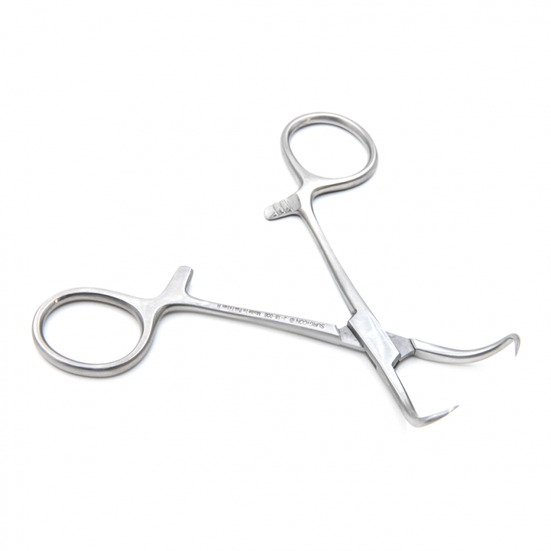 Зажим для операционного белья (цапка) по Бакхаузу-Кохеру, 11 см