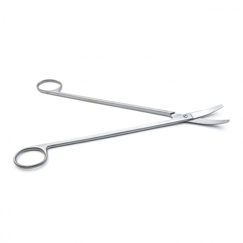 Ножницы SIMS, тупоконечные, вертикально-изогнутые, 250 мм (Н-31р), МИЗТ