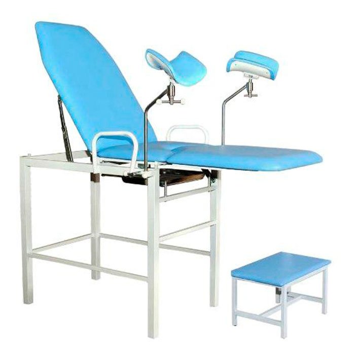 Кресло гинекологическое «Клер КГФВ 02в» с фиксированной высотой, со встроенной ступенькой