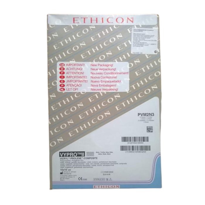 Ethicon ВИПРО 2 хирургическая сетка композиционная 15 х 10 см PVM2N3